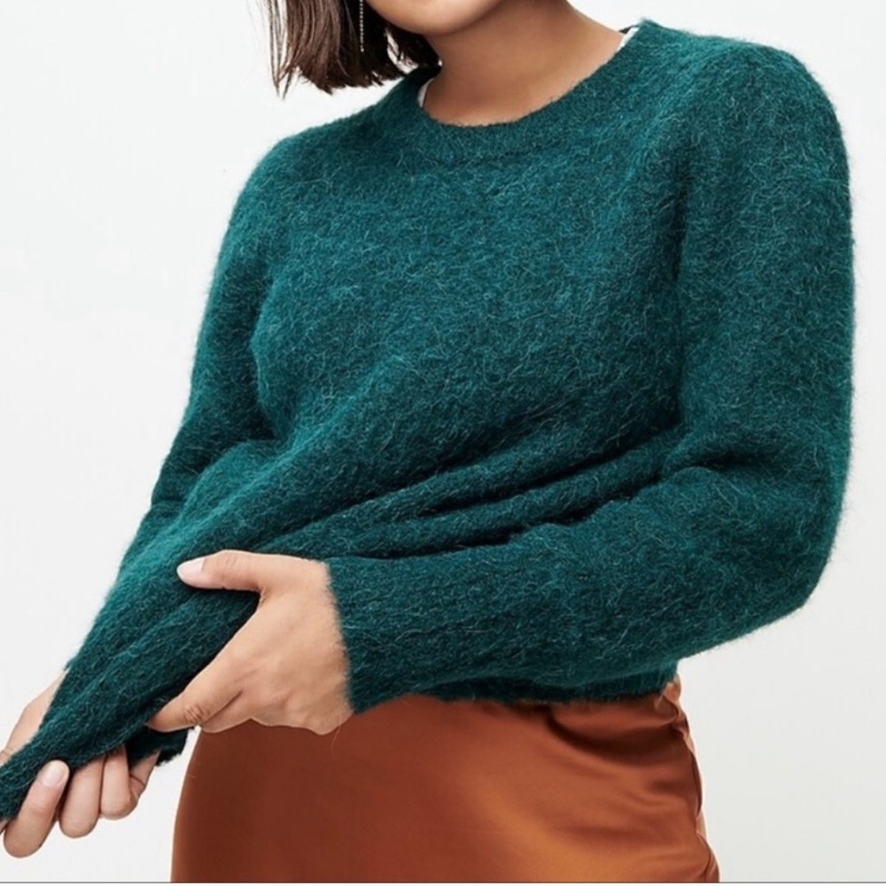 J. Crew Deep Teal Crew Neck Sweater